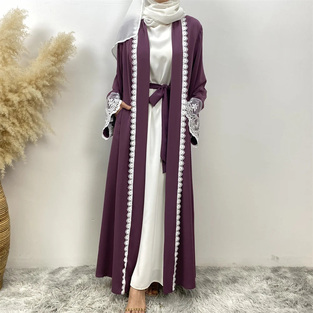 Ramadan Fashion Abaya Dubai Luxury Kimono Muslim Caftan Marocain Modest Robe Kaftans For Women Cardigan Turkey Islam Clothing