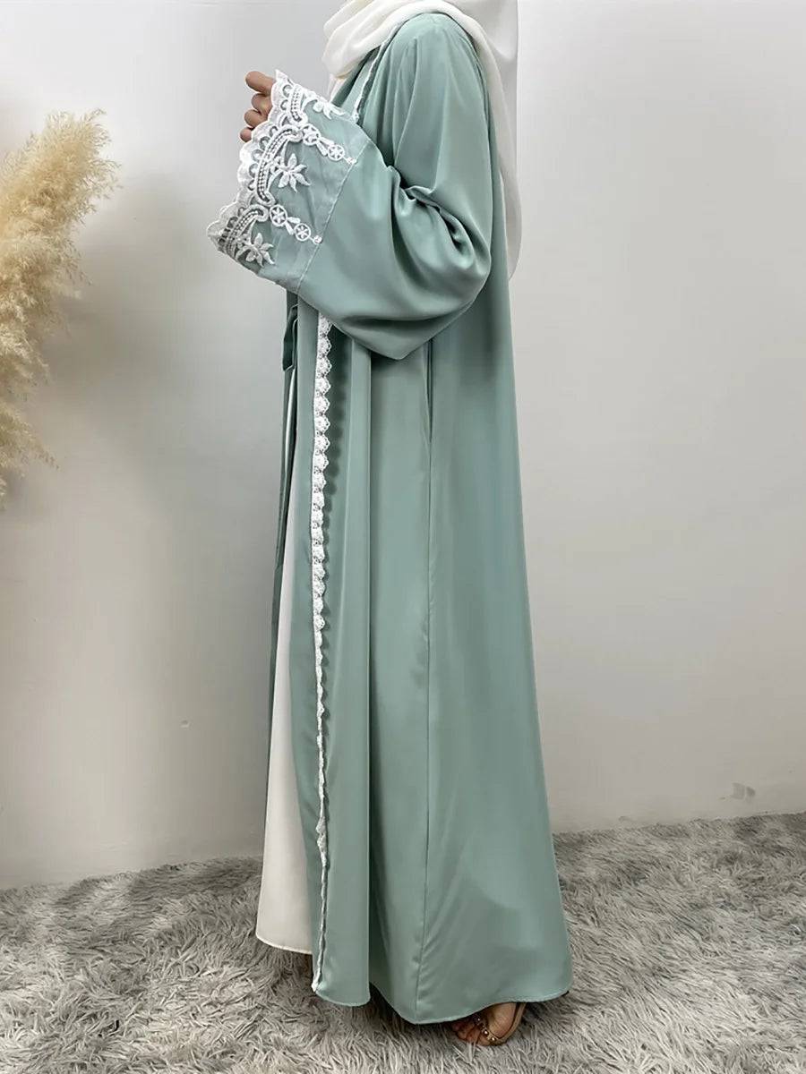 Ramadan Fashion Abaya Dubai Luxury Kimono Muslim Caftan Marocain Modest Robe Kaftans For Women Cardigan Turkey Islam Clothing