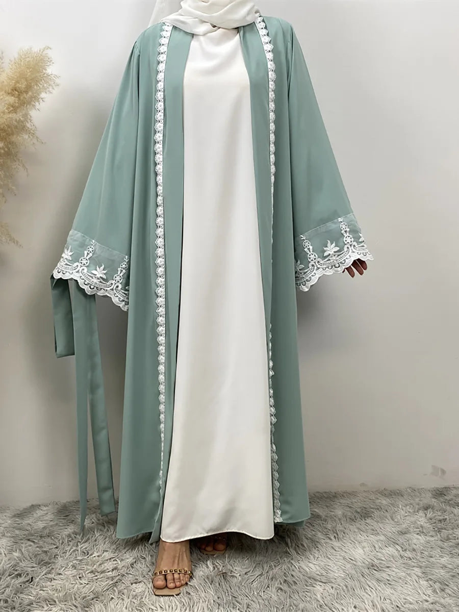 Ramadan Fashion Abaya Dubai Luxury Kimono Muslim Caftan Marocain Modest Robe Kaftans For Women Cardigan Turkey Islam Clothing
