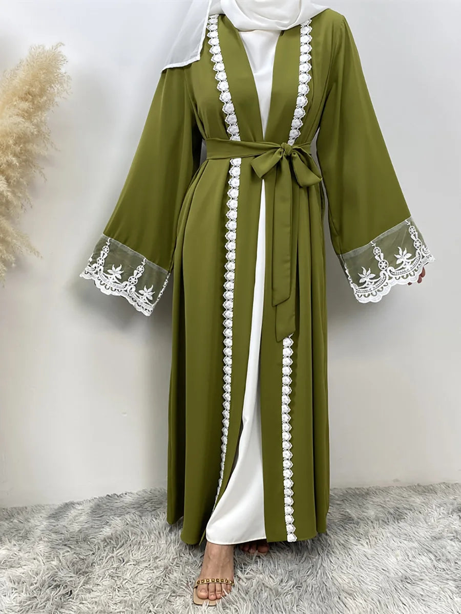 Ramadan Fashion Abaya Dubai Luxury Kimono Muslim Caftan Marocain Modest Robe Kaftans For Women Cardigan Turkey Islam Clothing