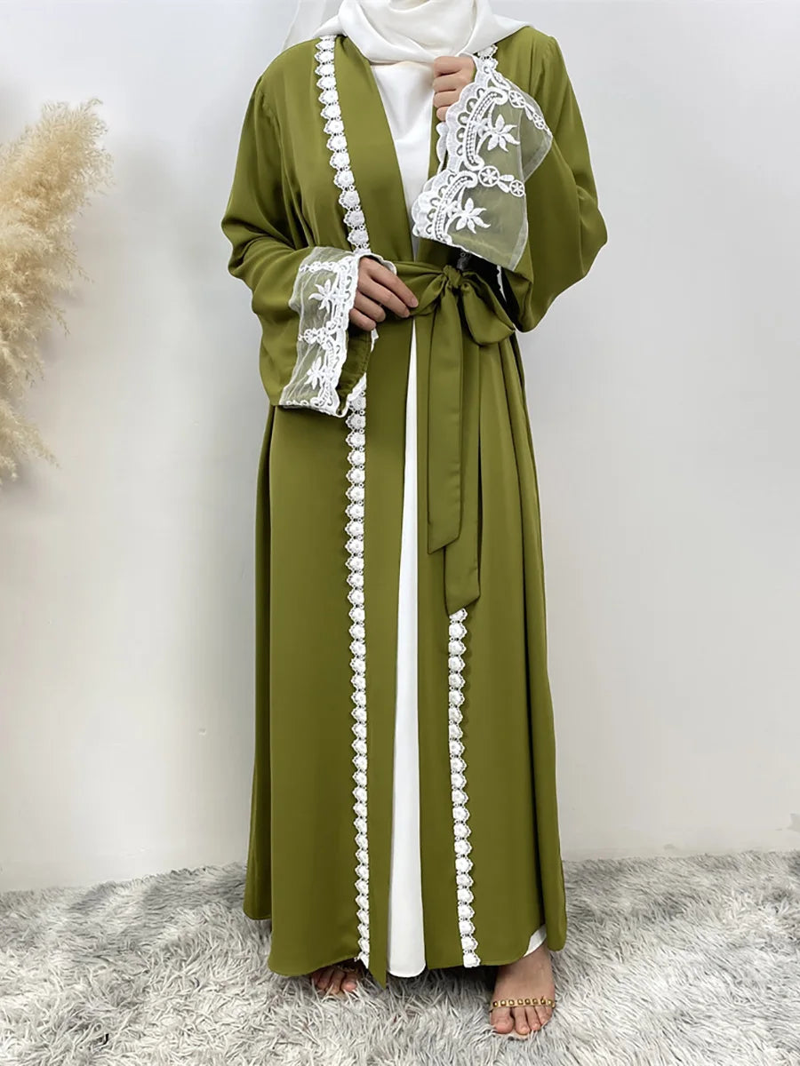 Ramadan Fashion Abaya Dubai Luxury Kimono Muslim Caftan Marocain Modest Robe Kaftans For Women Cardigan Turkey Islam Clothing