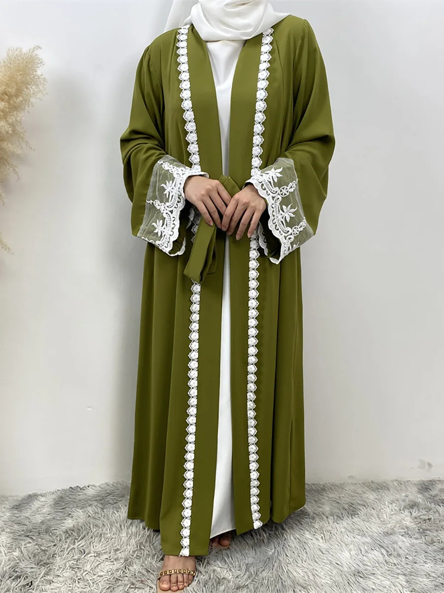 Ramadan Fashion Abaya Dubai Luxury Kimono Muslim Caftan Marocain Modest Robe Kaftans For Women Cardigan Turkey Islam Clothing