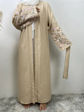 Ramadan Embroidery Black Abaya Dubai Luxury Kimono Islam Caftan Marocain Femme Robe Turkey Kaftan Muslim For Women Cardigan