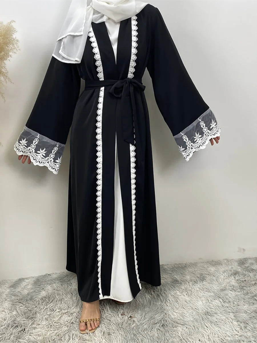 Ramadan Fashion Abaya Dubai Luxury Kimono Muslim Caftan Marocain Modest Robe Kaftans For Women Cardigan Turkey Islam Clothing
