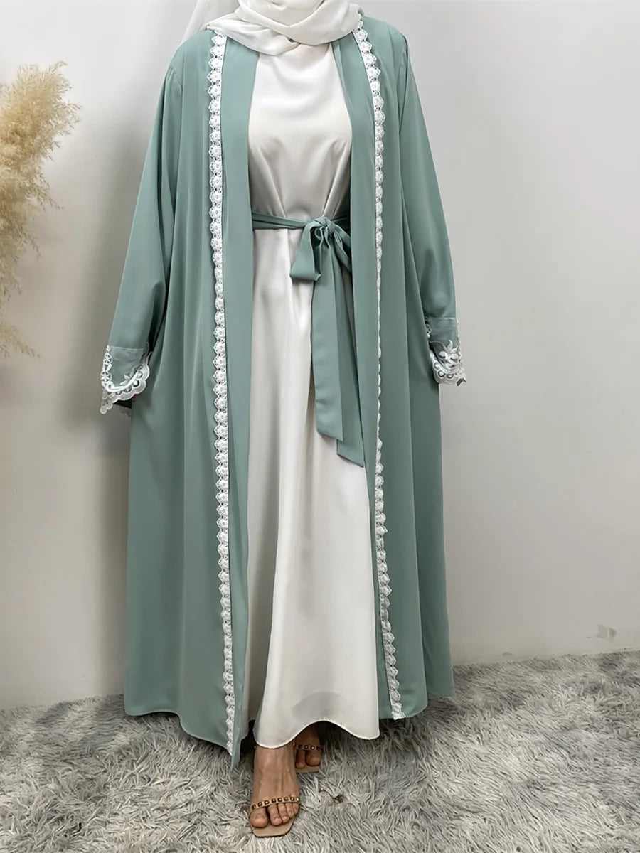 Ramadan Fashion Abaya Dubai Luxury Kimono Muslim Caftan Marocain Modest Robe Kaftans For Women Cardigan Turkey Islam Clothing