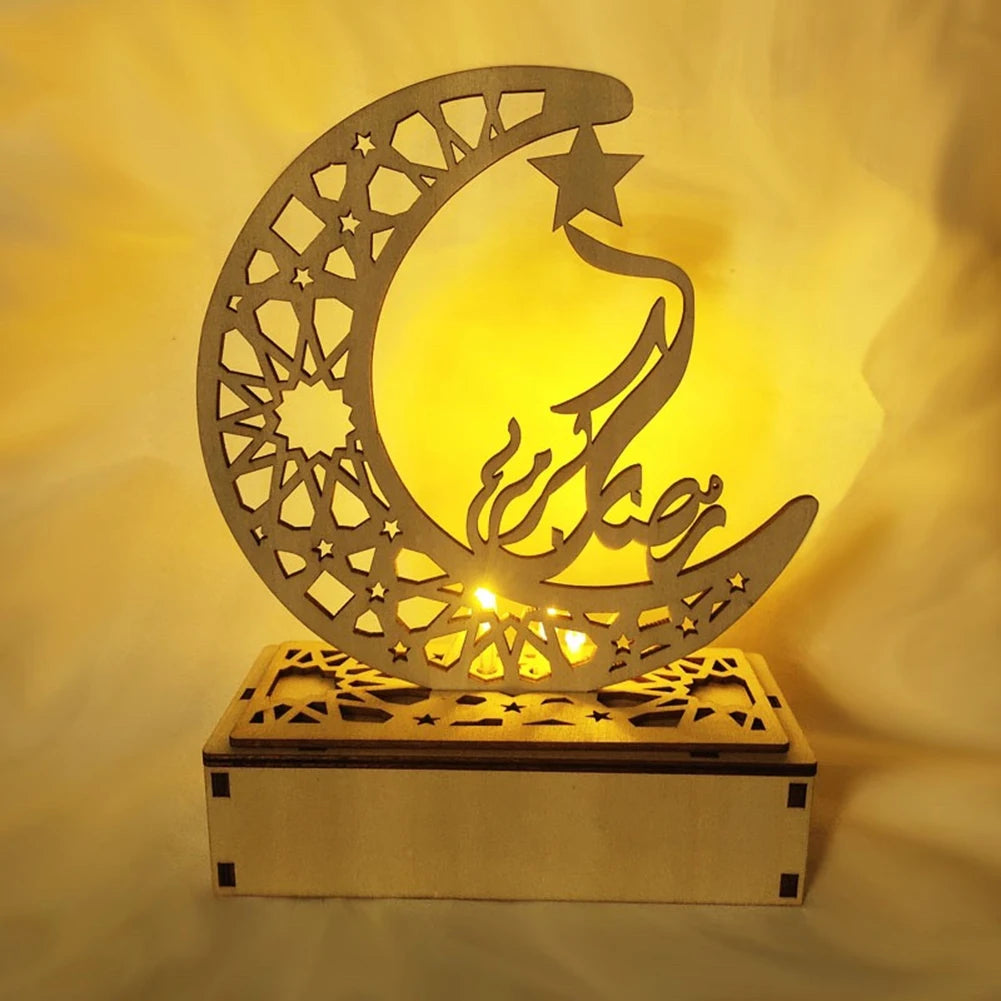 Ramadan Desk Lamp Led Moon Lamp Decoration for Home Metal Ramadan Kareem Light Decoration Eid Mubarak Muslim Eid Al Adha Gifts