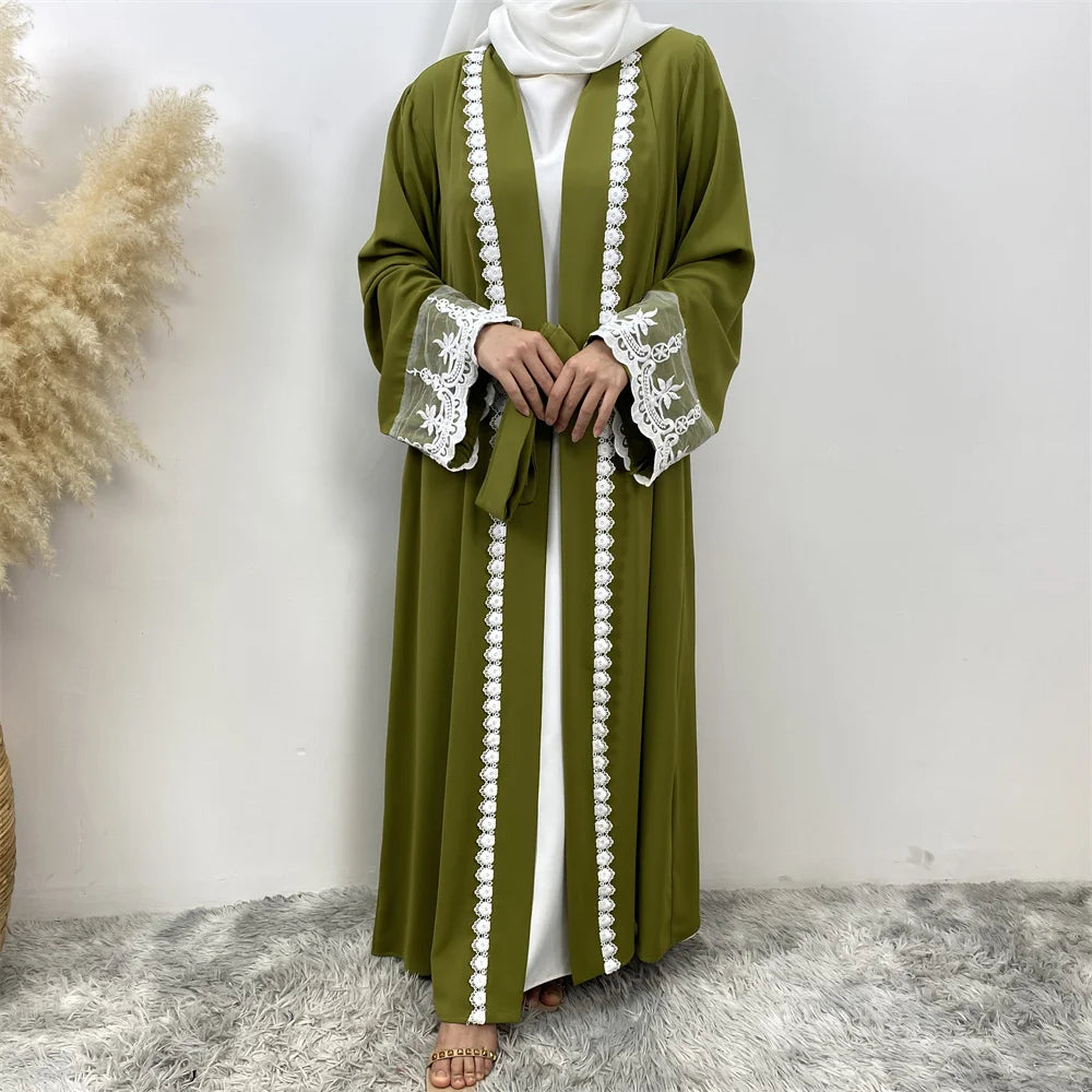 Ramadan Fashion Abaya Dubai Luxury Kimono Muslim Caftan Marocain Modest Robe Kaftans For Women Cardigan Turkey Islam Clothing