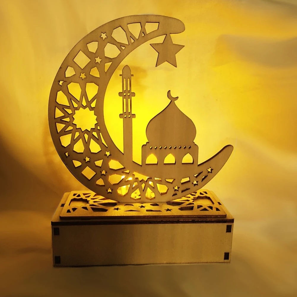 Ramadan Desk Lamp Led Moon Lamp Decoration for Home Metal Ramadan Kareem Light Decoration Eid Mubarak Muslim Eid Al Adha Gifts