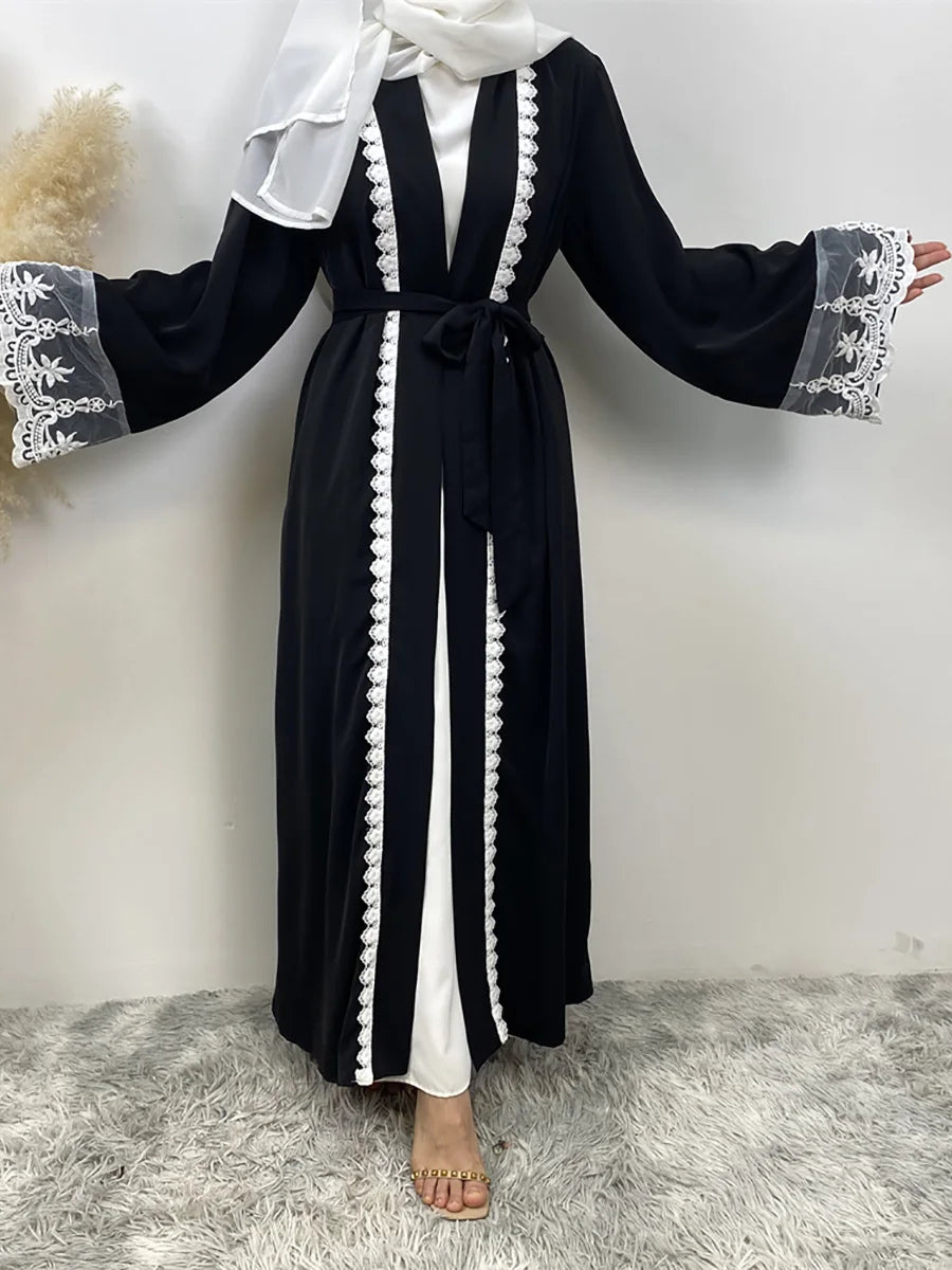 Ramadan Fashion Abaya Dubai Luxury Kimono Muslim Caftan Marocain Modest Robe Kaftans For Women Cardigan Turkey Islam Clothing