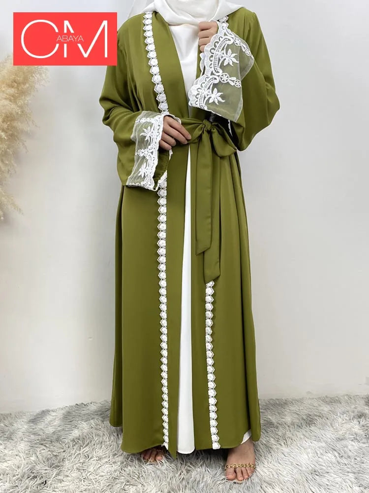 Ramadan Fashion Abaya Dubai Luxury Kimono Muslim Caftan Marocain Modest Robe Kaftans For Women Cardigan Turkey Islam Clothing