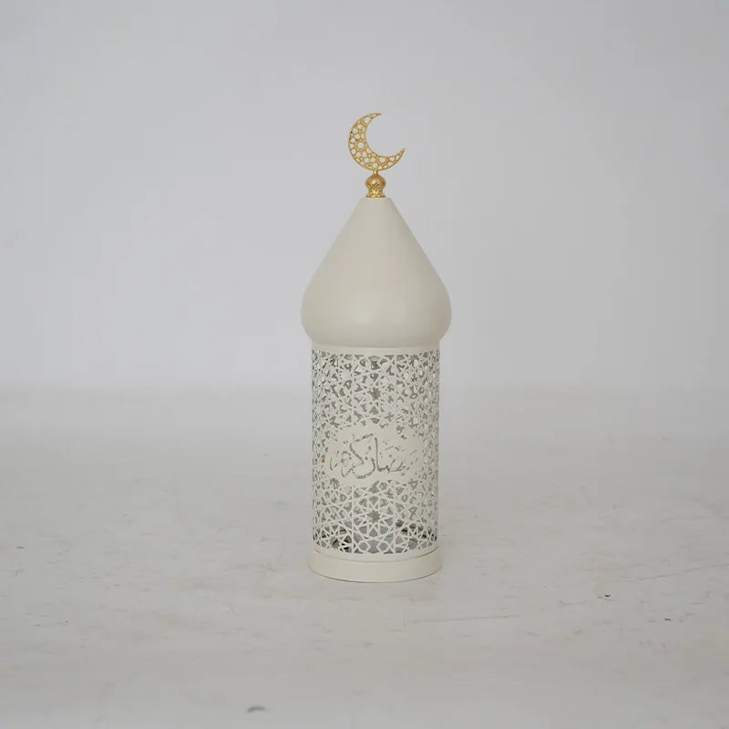 2025 New Decorative Holder Ramadan Decoration Metal Lamp Tea Light Holder for Mantel Table Desk Dining Room Home