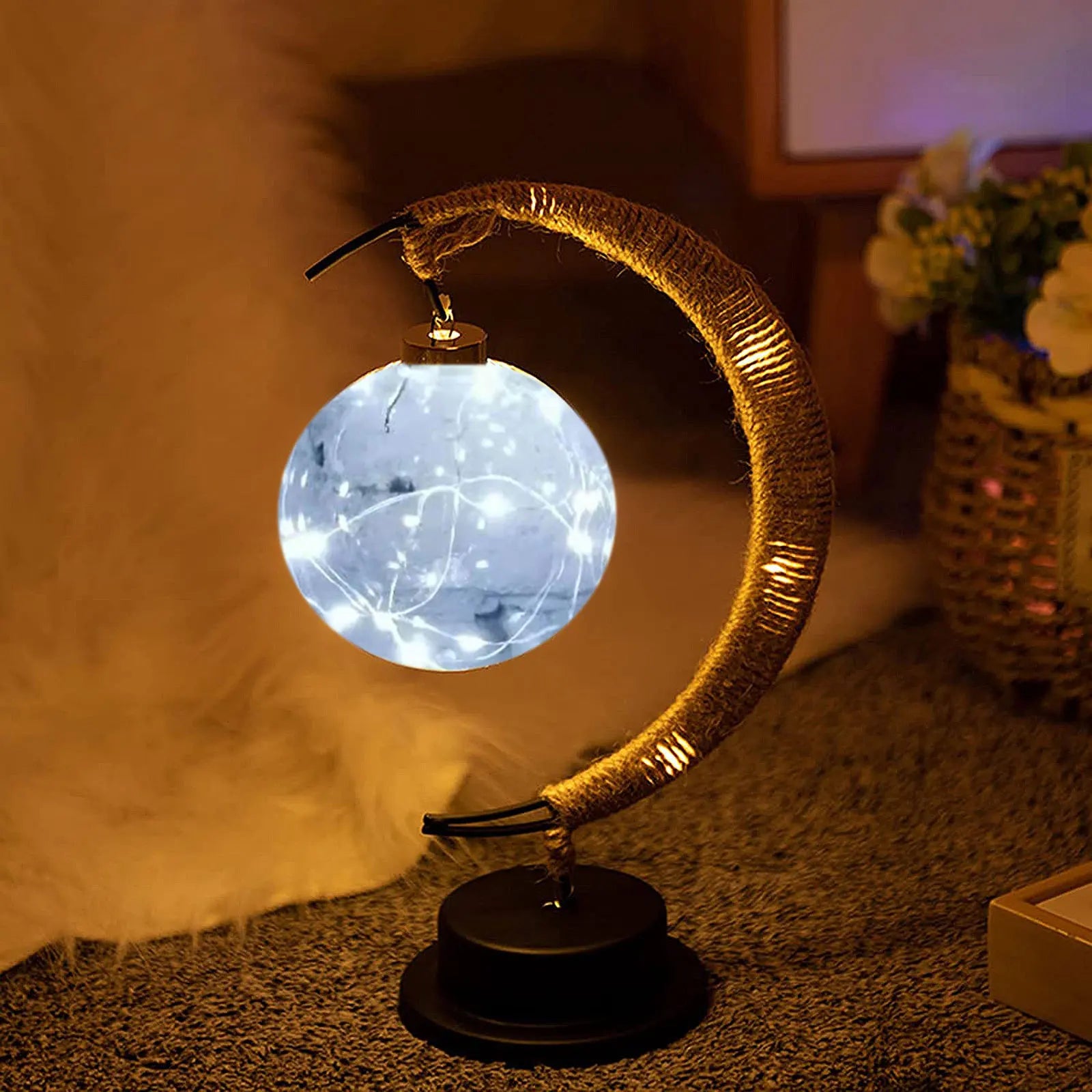 Ramadan Desk Lamp Led Moon Lamp Decoration for Home Metal Ramadan Kareem Light Decoration Eid Mubarak Muslim Eid Al Adha Gifts