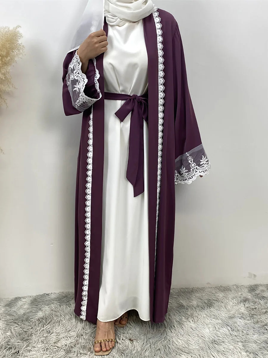 Ramadan Fashion Abaya Dubai Luxury Kimono Muslim Caftan Marocain Modest Robe Kaftans For Women Cardigan Turkey Islam Clothing